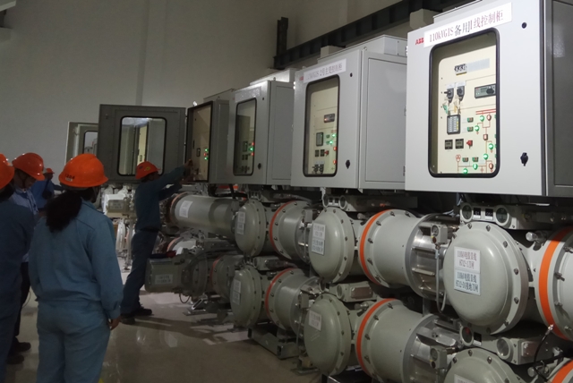 膠廠變110KVGIS調(diào)試