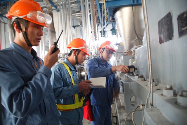 齊魯石化塑料廠造粒機維保巡檢